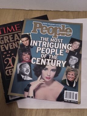 People Weekly S.Edition & Time Great Events 20th Cent. Magazines Softcover B5
